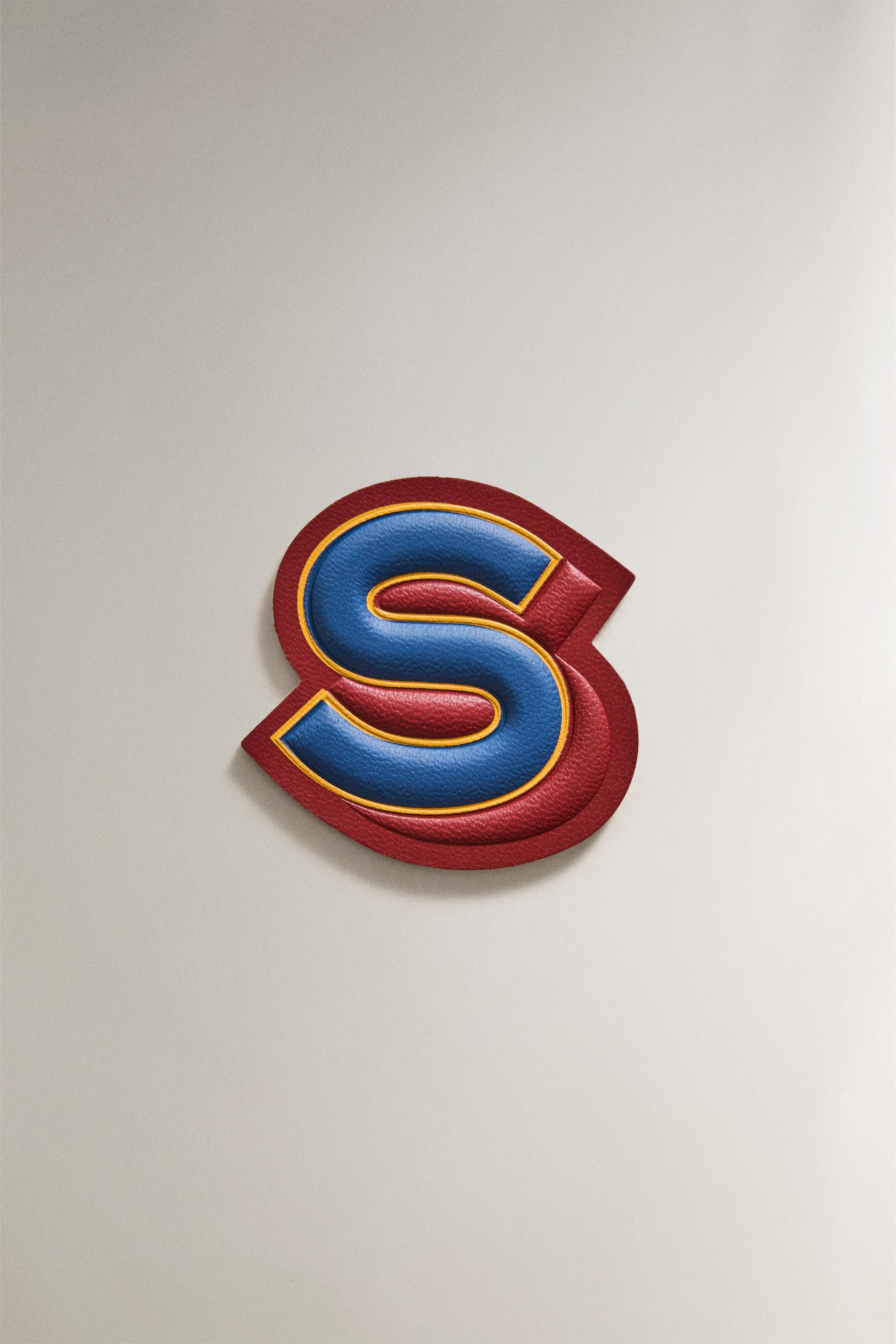 LEATHER LETTER S PATCH