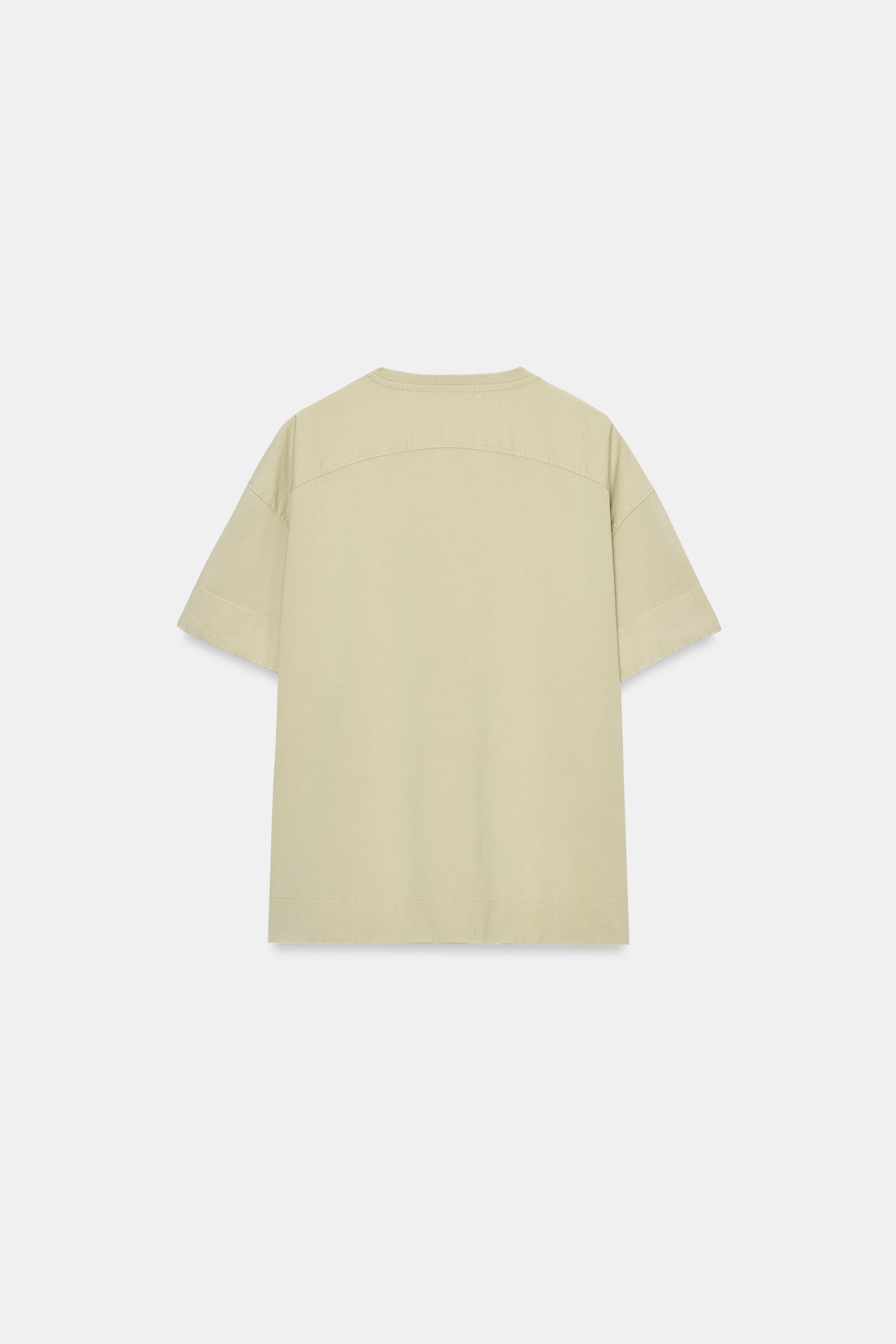 HEAVY COTTON KISA KOLLU T-SHIRT - Görsel 6