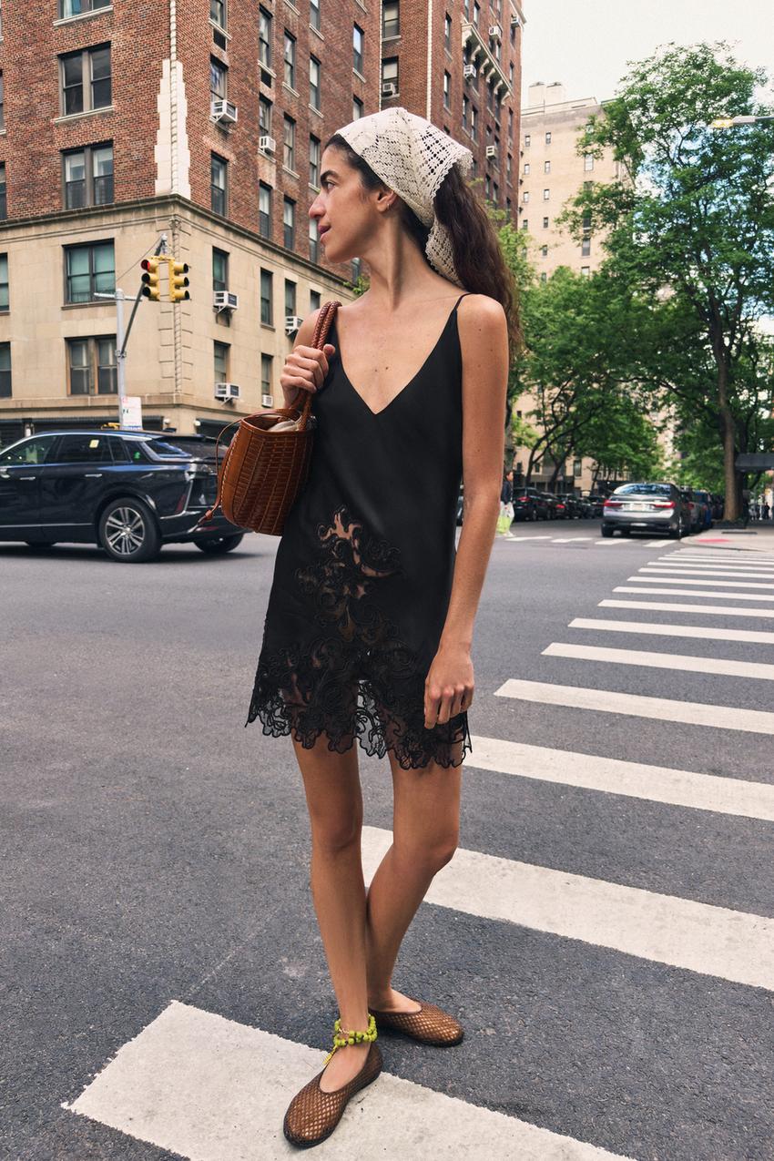 black wedding guest dress long Halter A-Line Lace Up Black Sleeveless Wedding Guest Dress, Black / XL