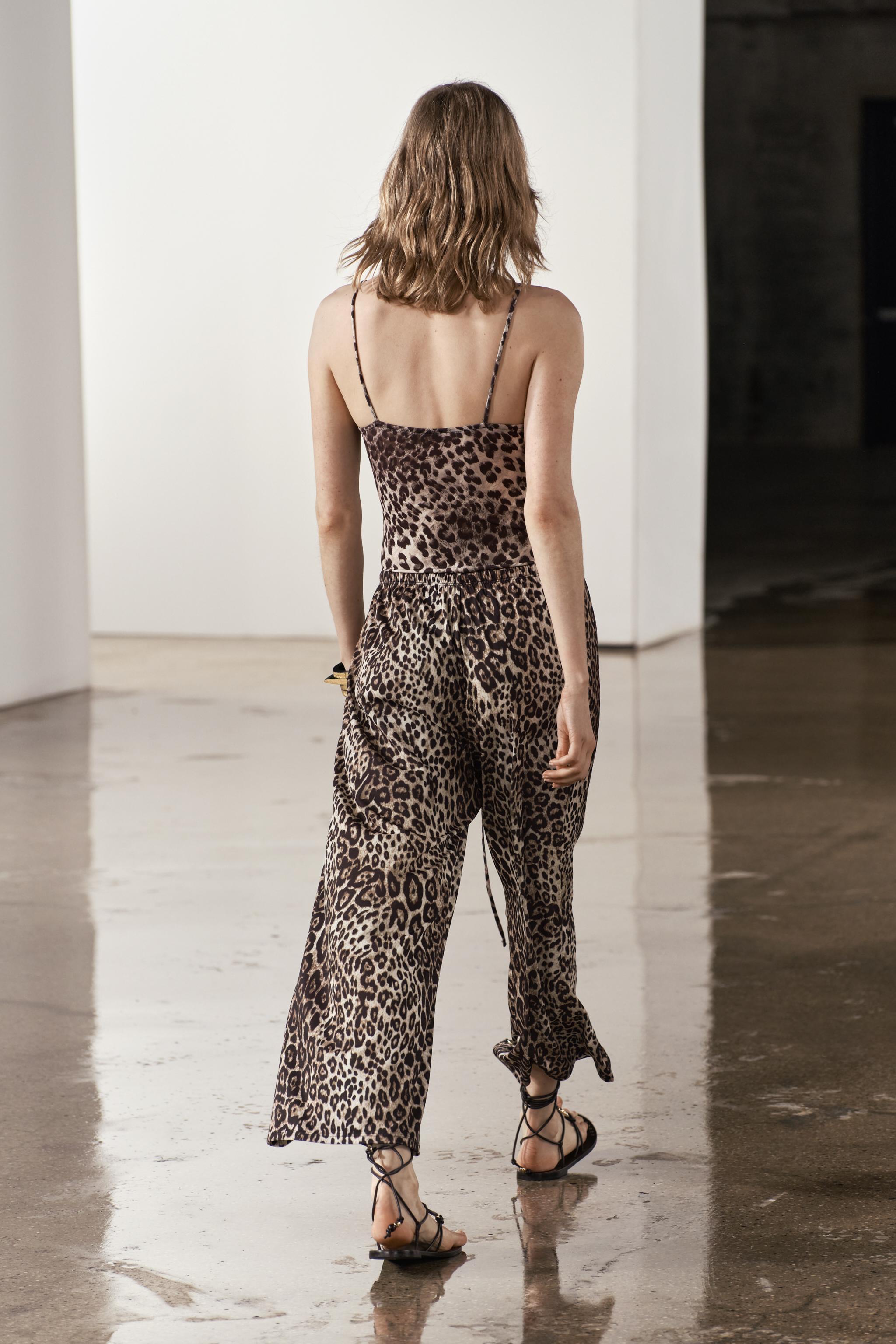 ANIMAL PRINT STRAPPY BODYSUIT