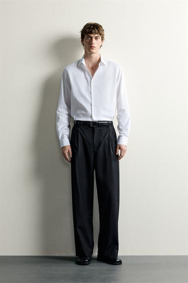 SLIM FIT SHIRT - White by Zara - Image 0