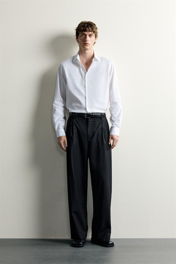 CAMISA SLIM FIT - Blanco de Zara - Imagen 0