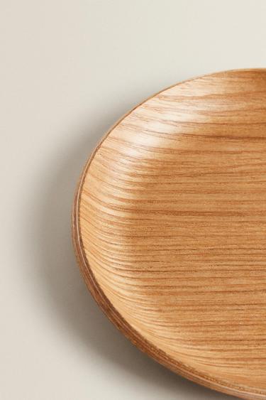 WOODEN COASTER (UNIT) - Light beige by Zara - Image 2