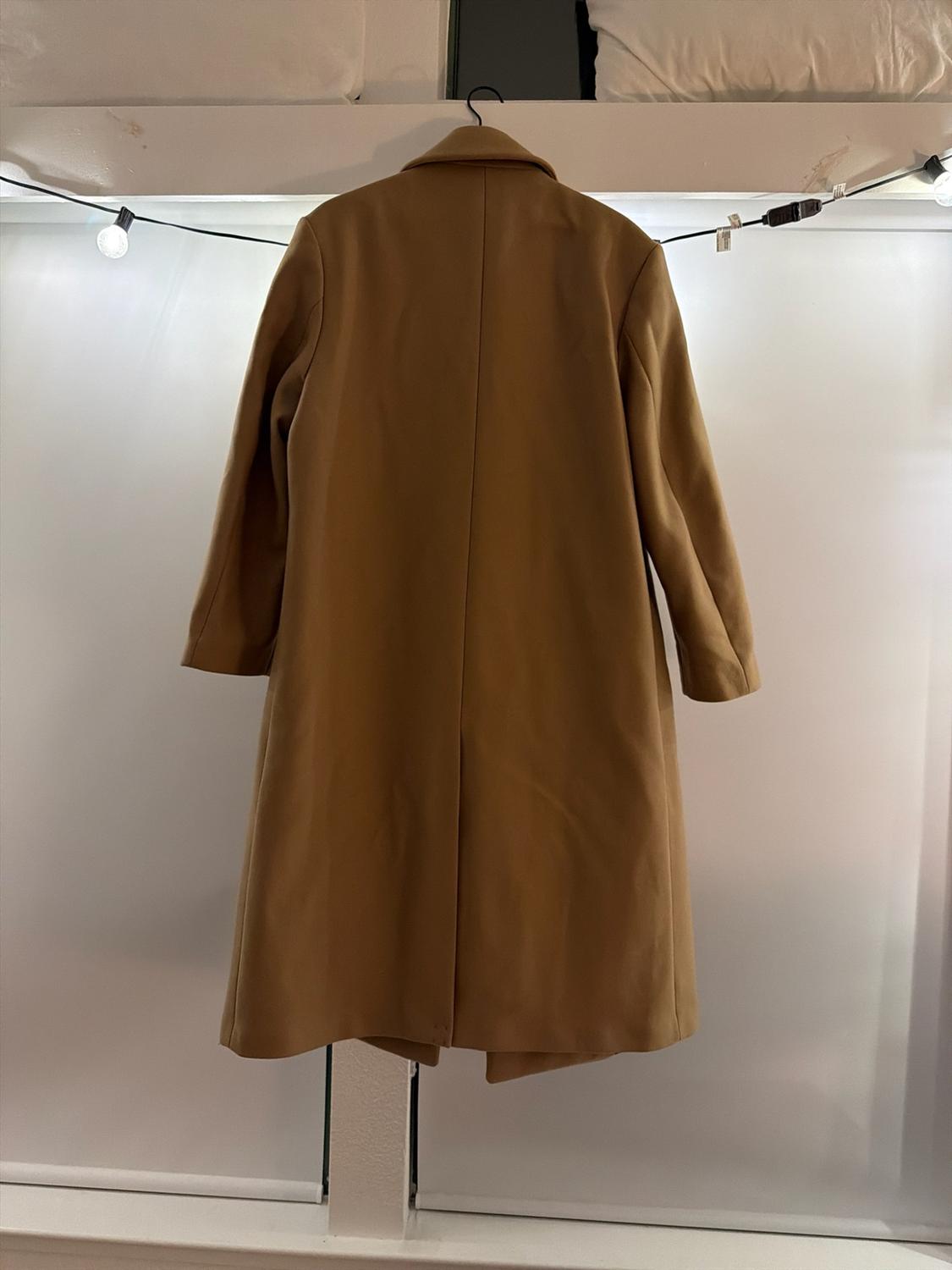 DOUBLE-BREASTED WOOL BLEND COAT - Image 2