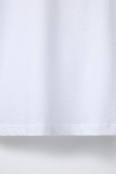 PRINTED T-SHIRT - White by Zara - Image 3