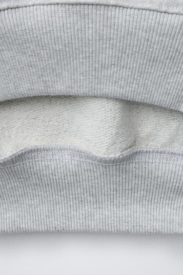 SWEAT IMPRIMÉ CŒUR - Gris chiné de Zara - Image 3