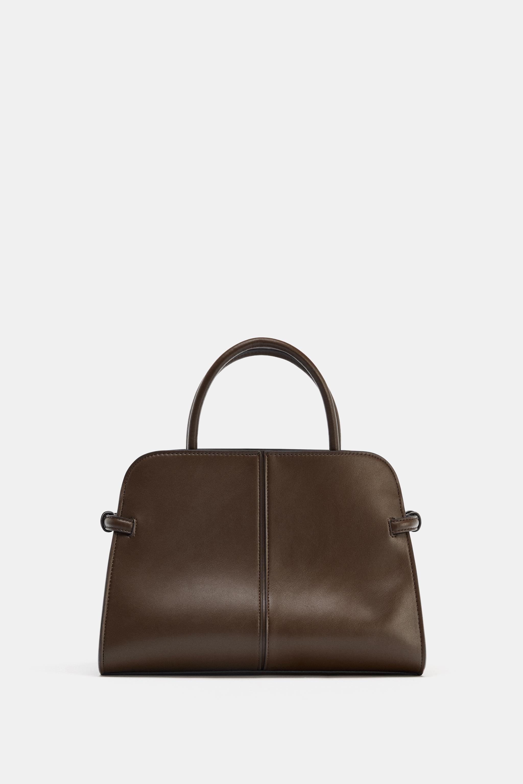MAXI CITY BAG - Chocolate | ZARA New Zealand