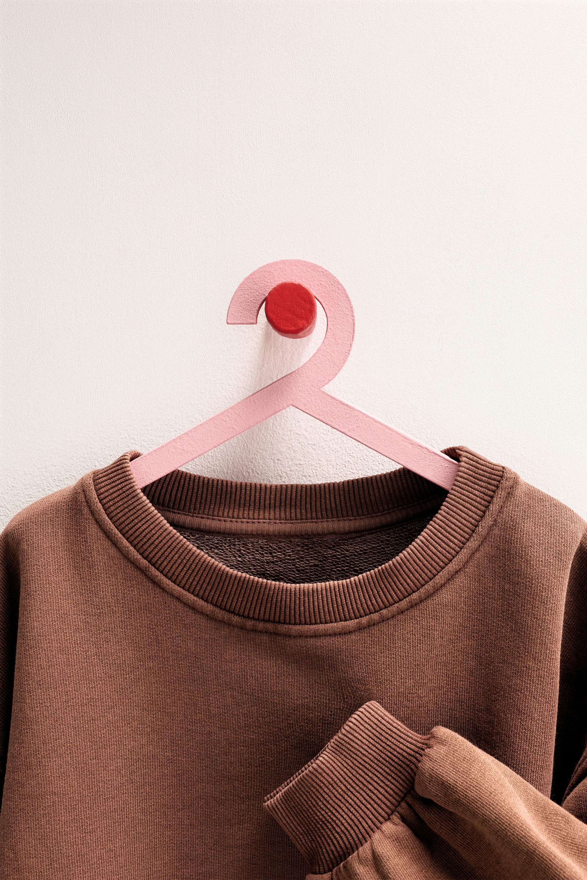 ZARA TIMELESS - PLAIN SWEATSHIRT — Chocolate