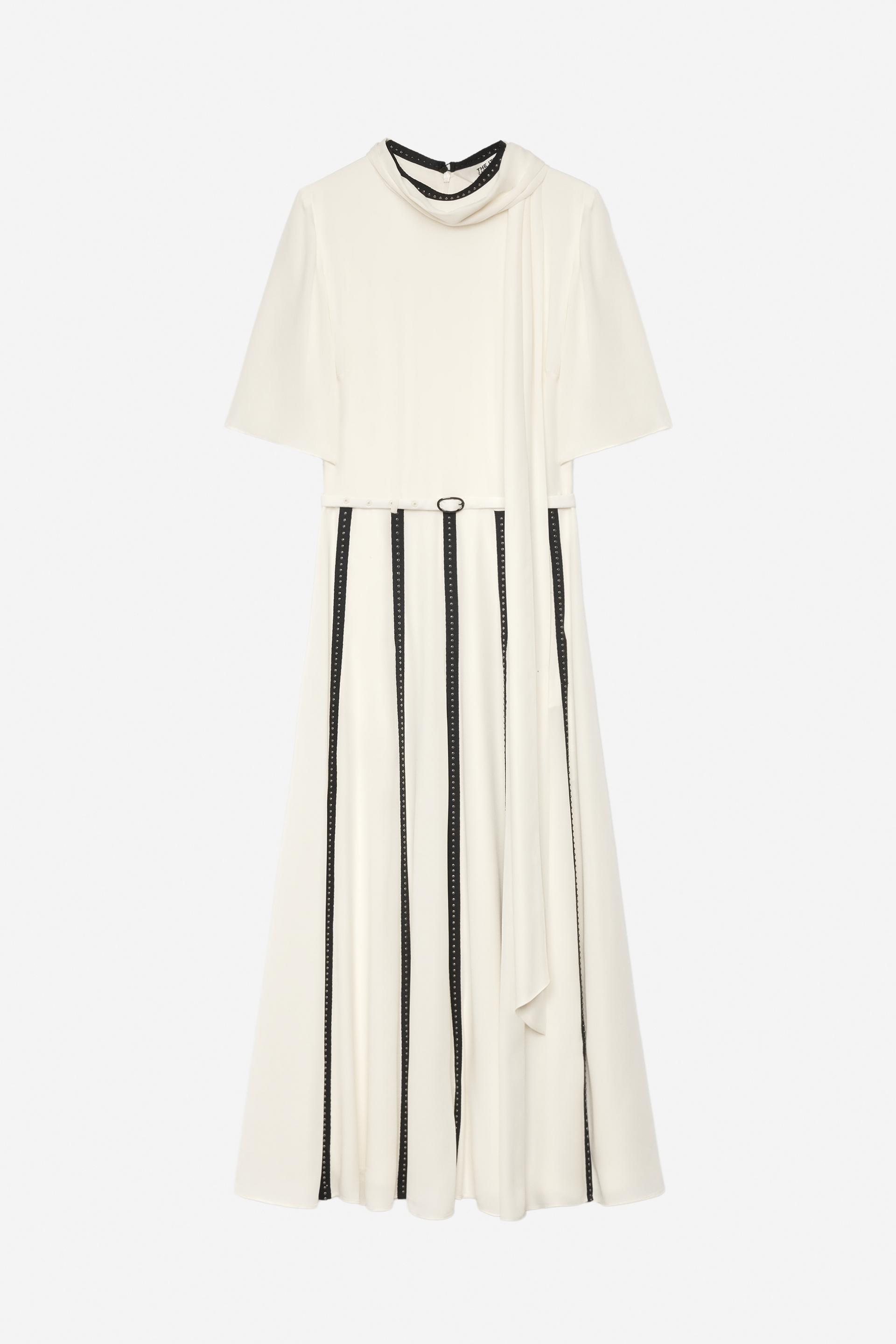 CONTRAST STRAP AND STUD DRESS - THE ITEM ZARA WOMAN thumbnail 7