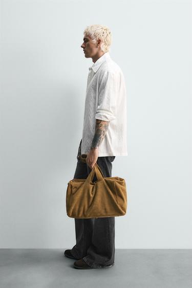 STRIPED FLOWING SHIRT - White by Zara - Image 3