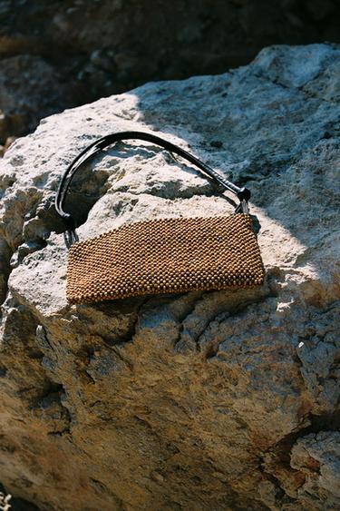 SAC PORTÉ ÉPAULE FANTAISIE - Marron de Zara - Image 1