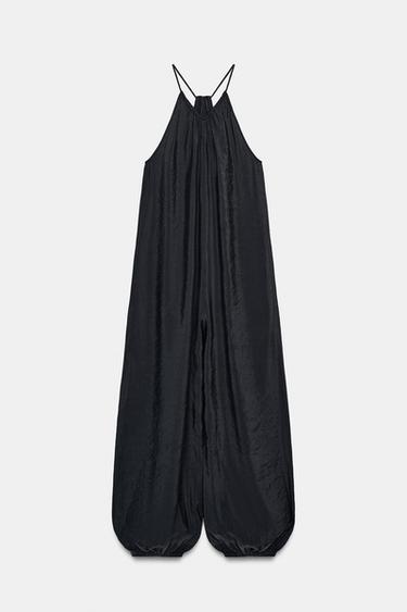 FLOWING SAROUEL JUMPSUIT - Black by Zara - Image 0