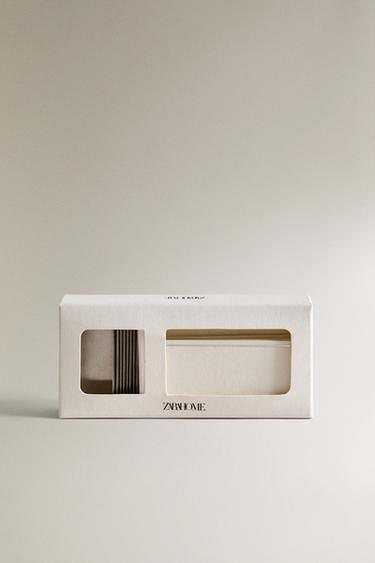 LOT DE MARQUE-PLACES ET CARTES EN MÉTAL - Argent de Zara - Image 4