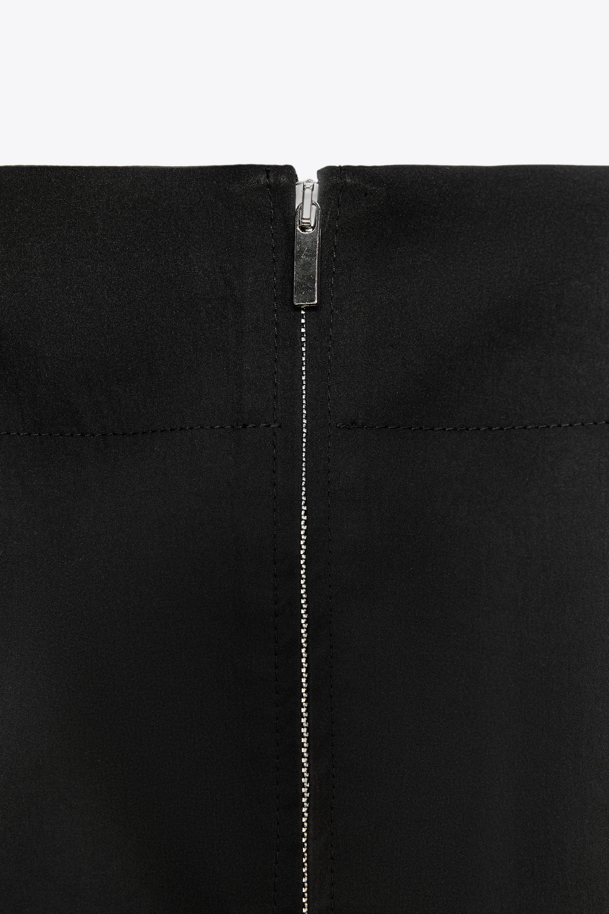 【ZARA】フレアミディスカート ZW COLLECTION 3256/464/800 ZW COLLECTION MIDI FLARED SKIRT - Black | ZARA United States