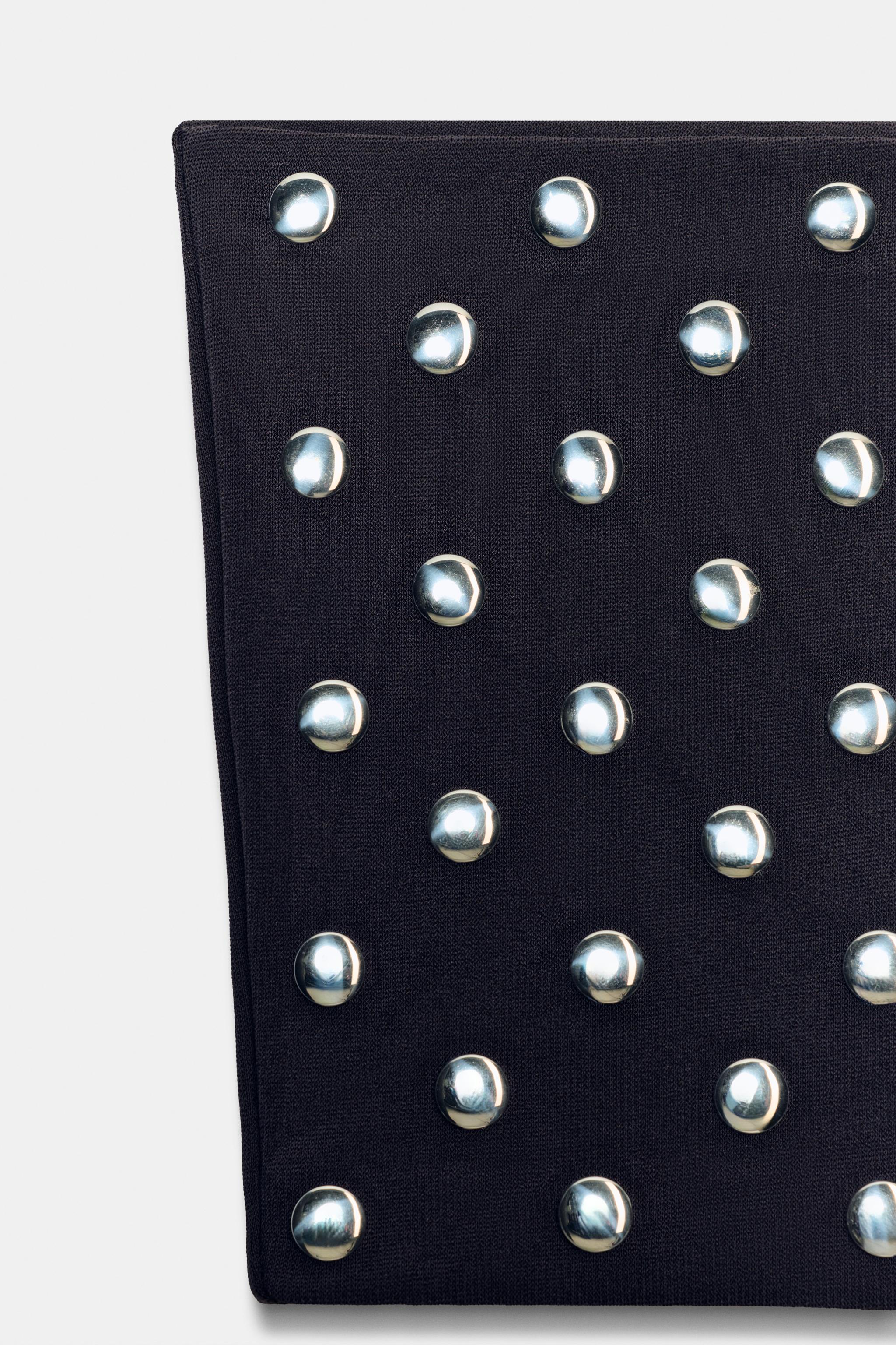 STUDDED BANDEAU TOP