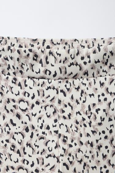 SPORTY ANIMAL PRINT LEGGINGS - Brown by Zara - Image 2
