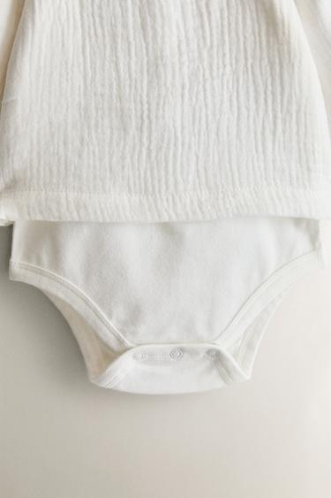 BODY BÉBÉ GAZE - Blanc cassé de Zara - Image 2