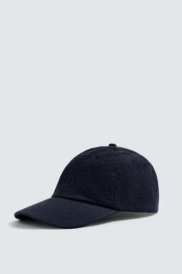 GORRA ALGODÓN - Azul noche de Zara