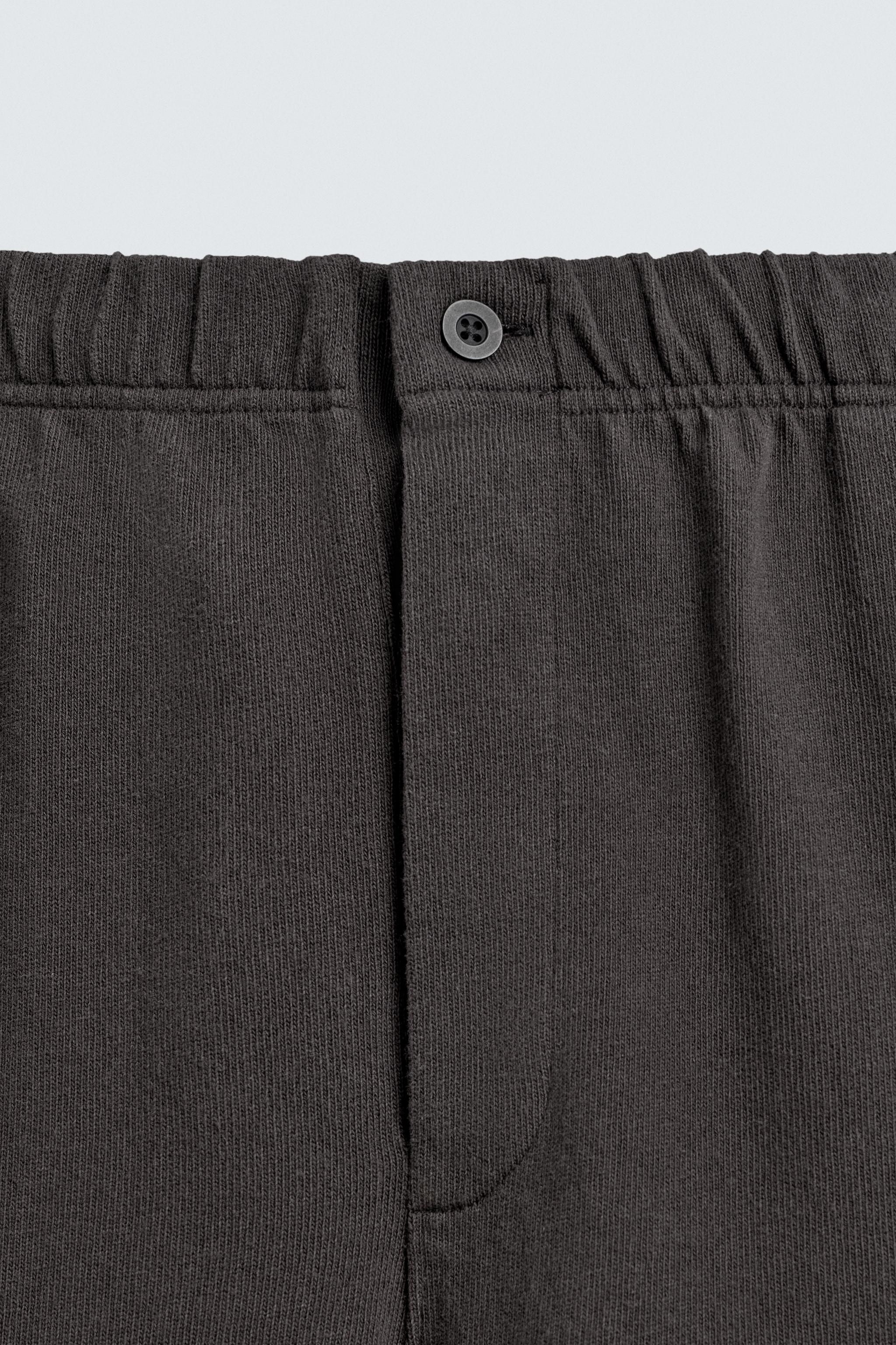 PANTALON DE JOGGING EN MAILLE DÉLAVÉ