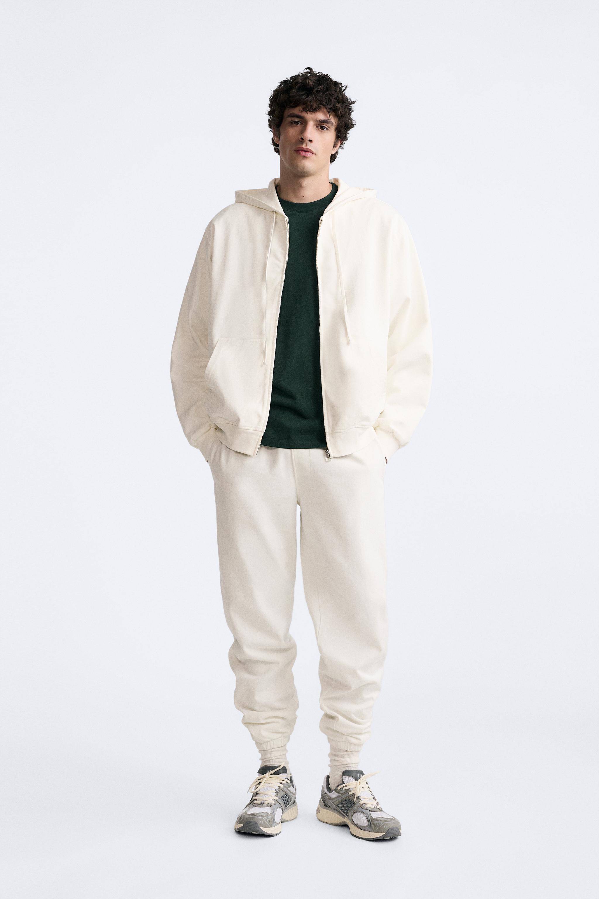 Zara jogging trousers sale