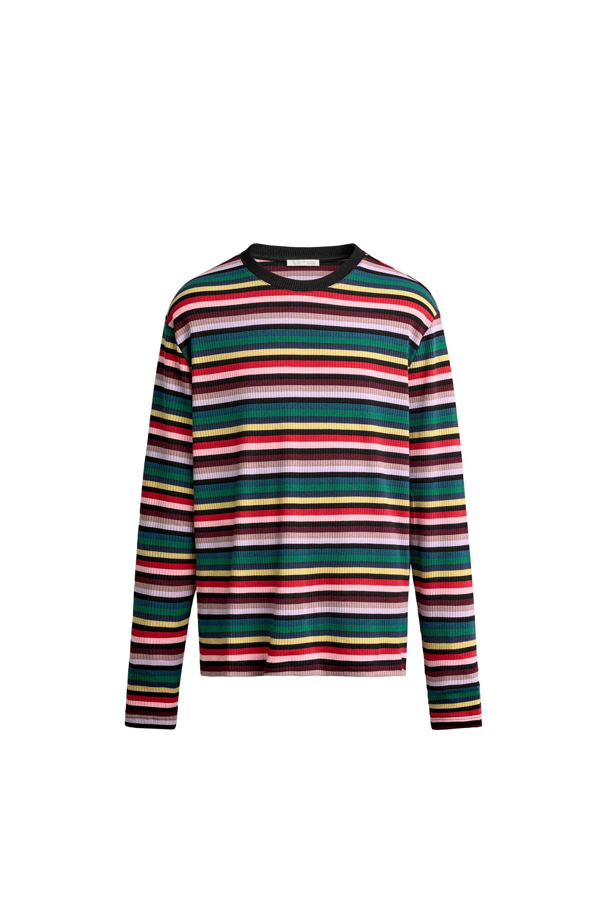 CAMISETA RELAXED FIT RAYAS