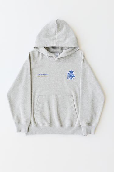 SUADOIRO CAPUCHA RC DEPORTIVO DA CORUÑA - Gris vigoré de Zara
