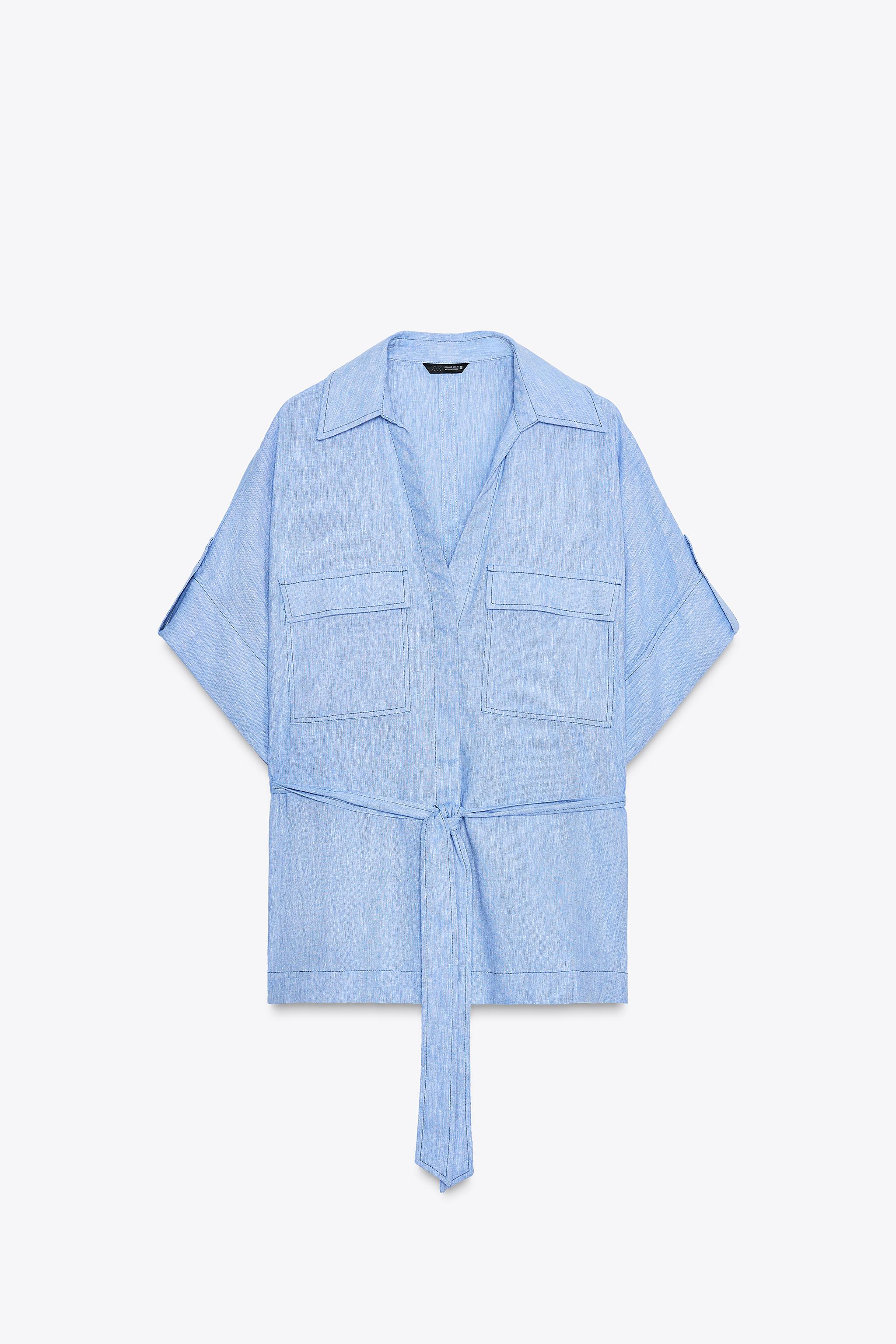 CHEMISE SAFARI AVEC LIN