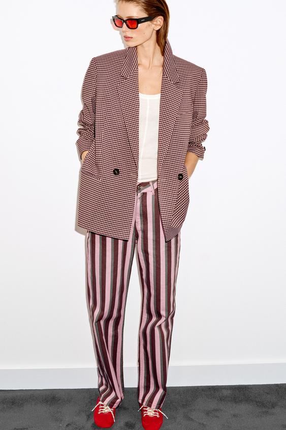 HAIRY LEATHER BALLET FLATS