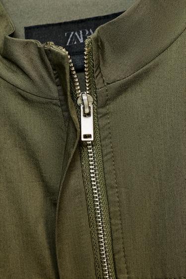 TRENCH COAT DRESS WITH POCKETS - Dark khaki by Zara - Image 7
