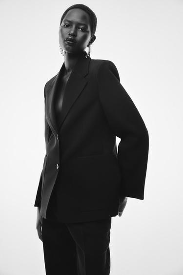 ZW COLLECTION BLAZER WITH POCKETS - Black by Zara