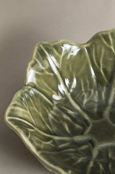 CABBAGE STONEWARE BOWL - Green by Zara - Image 4