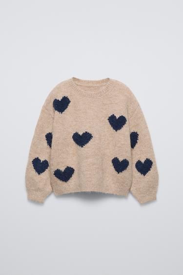 JERSEY PUNTO JACQUARD - Beige claro de Zara - Imagen 0
