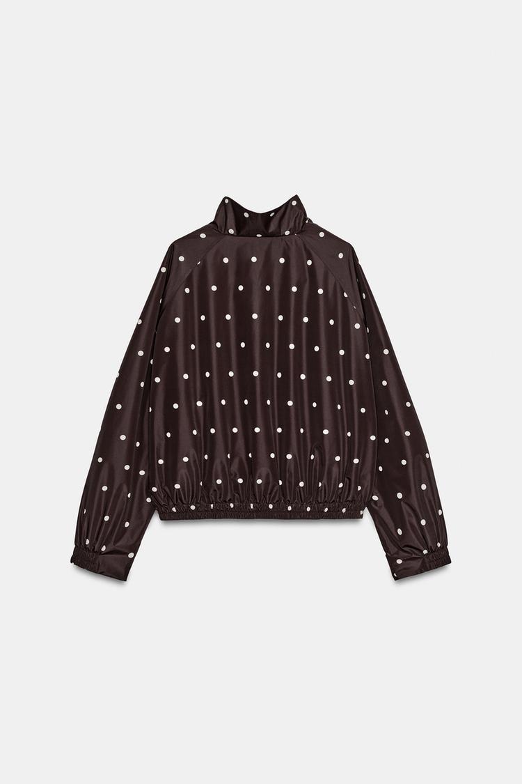 Chaqueta bomber de lunares 3