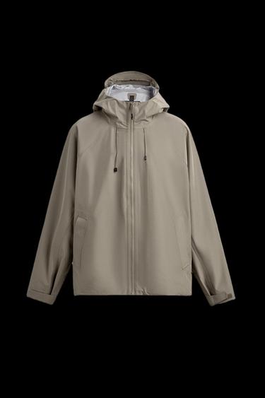 Zara AARON LEVINE X ZARA SHELL TECHNICAL JACKET - Mid-green - Image 0