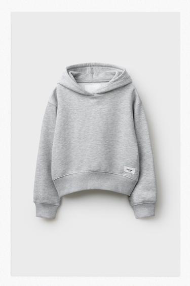 Zara BASIC DUKSERICA SA ETIKETOM – sivi lapor