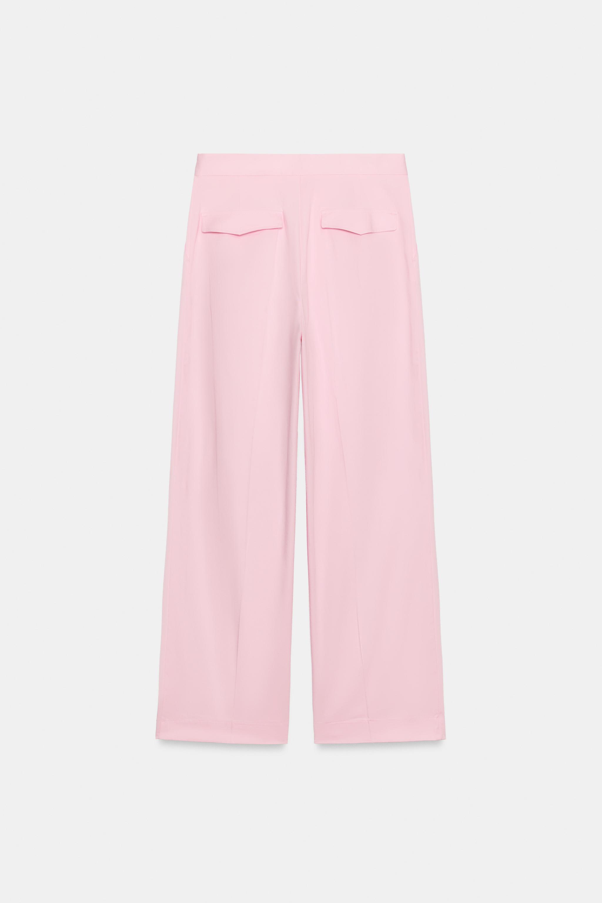 PANTALON LARGE À PINCES