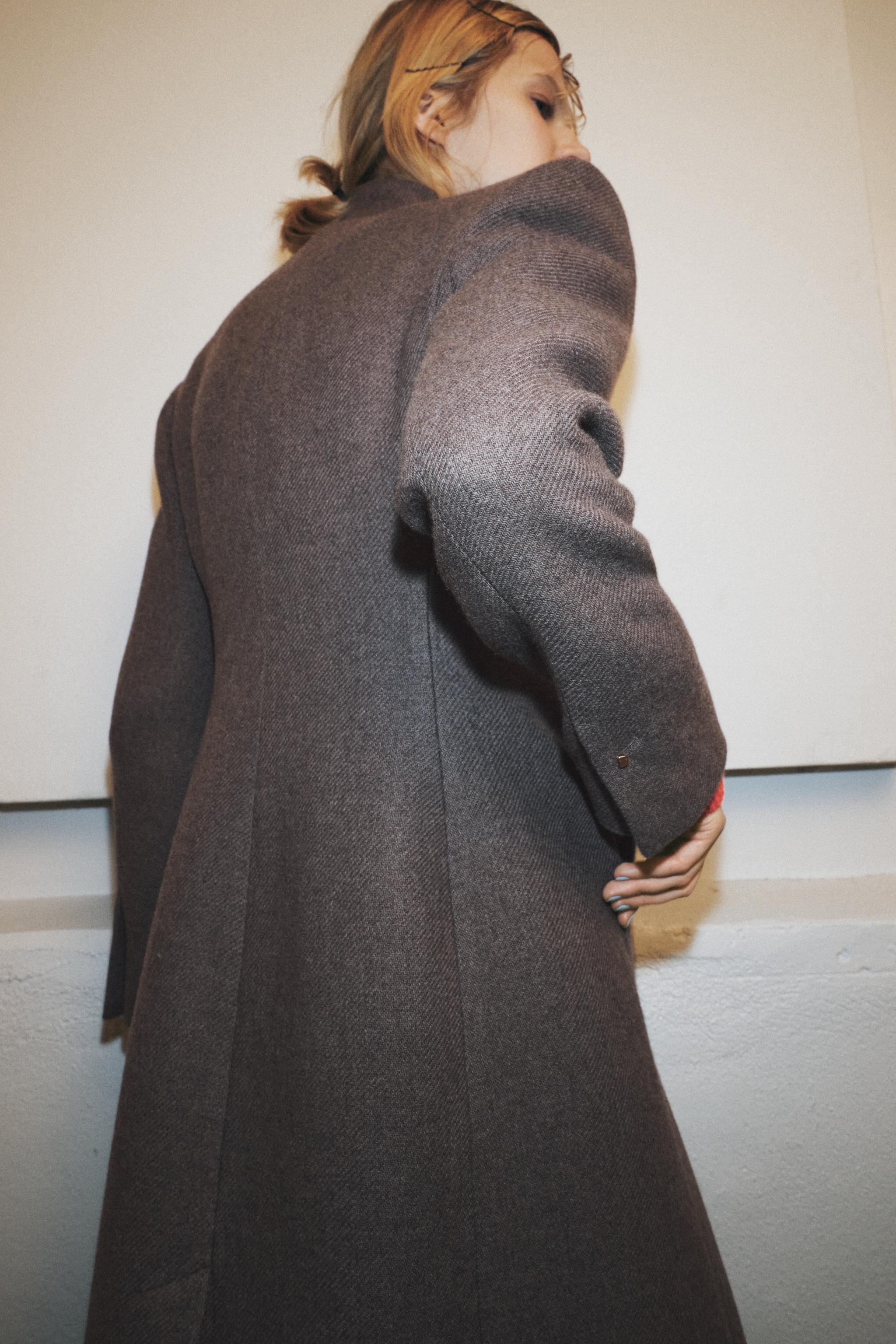 MANTEAU AVEC LAINE MANTECO ZW COLLECTION LIMITED EDITION