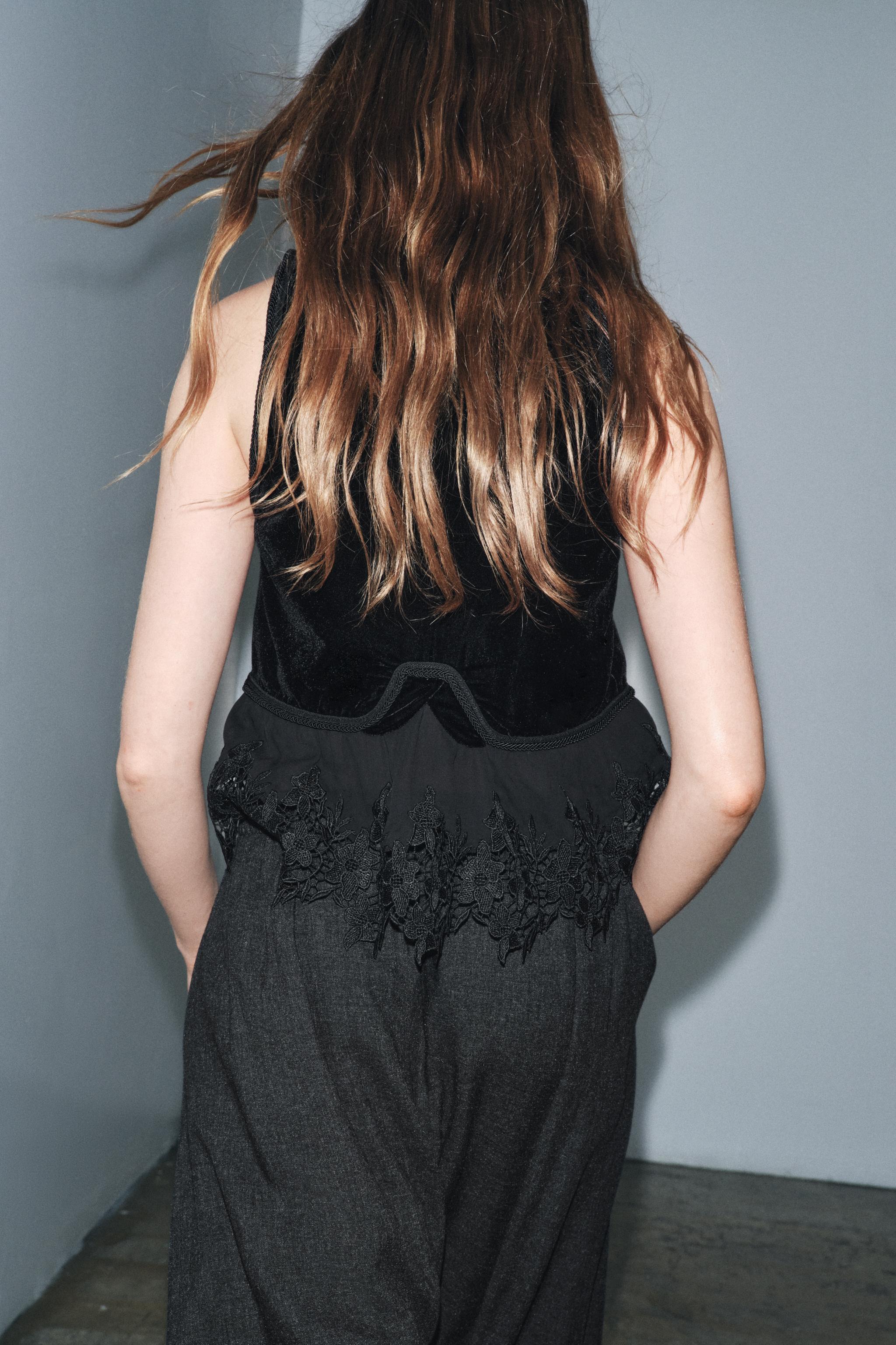 COMBINATION VELVET VEST ZW COLLECTION LIMITED EDITION