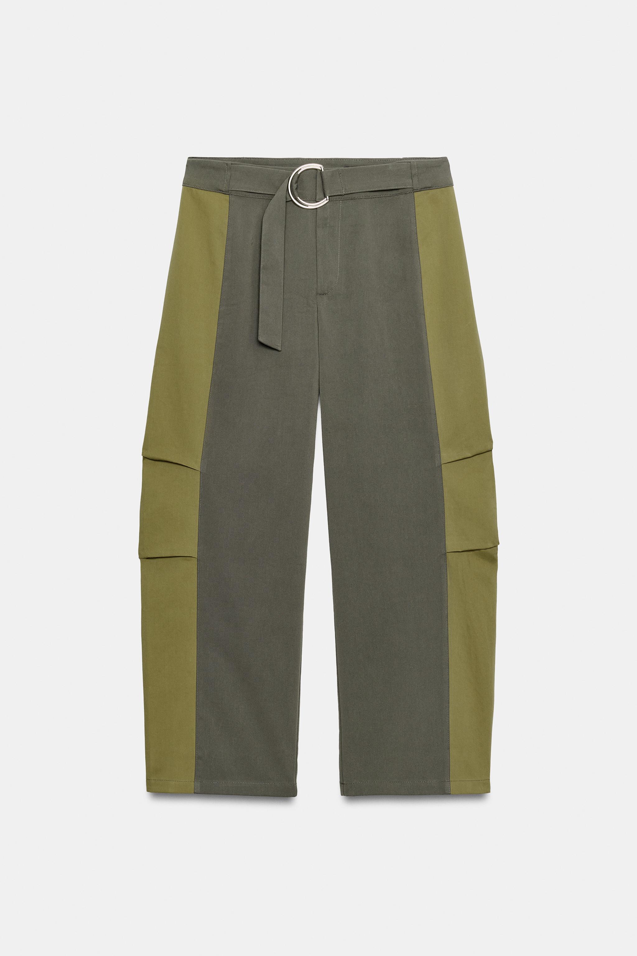 COMBINED CROPPED TROUSERS