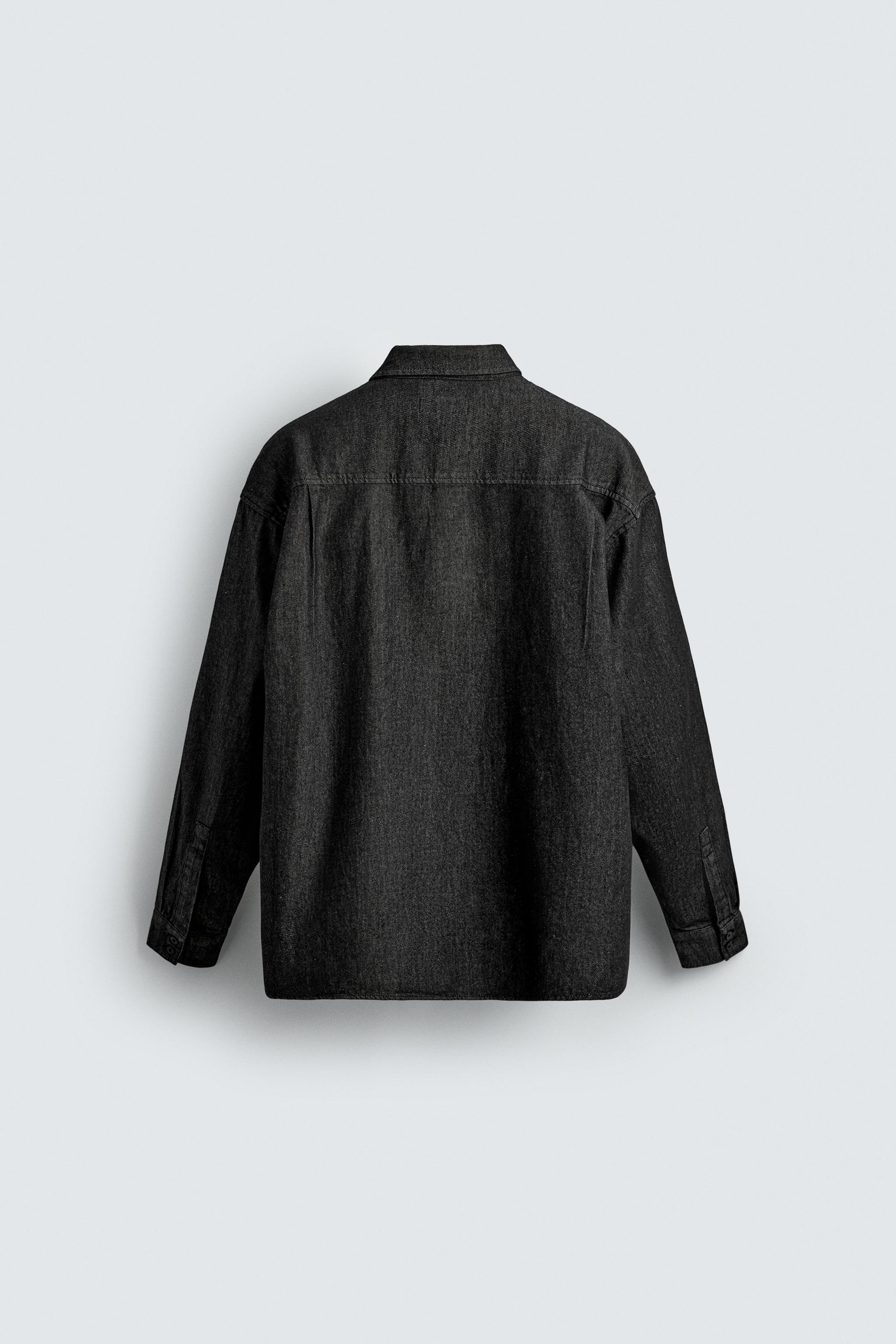 リラックスフィット デニムシャツ - ブルー | ZARA Japan / 日本