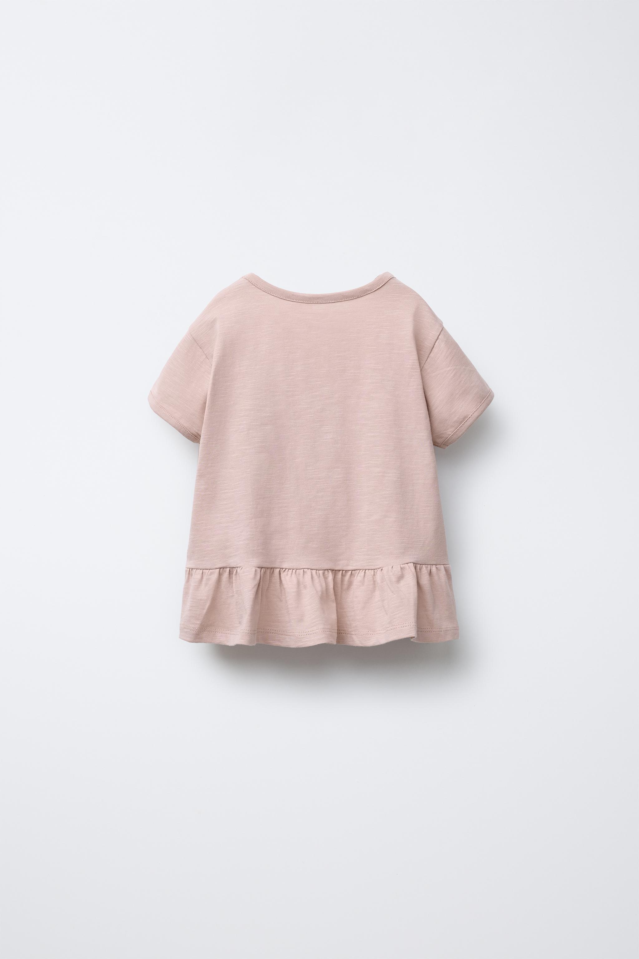 BACK RUFFLE T-SHIRT