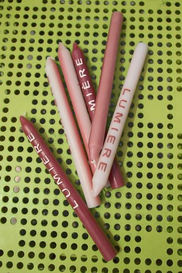 PACK OF LONG LUMIÈRE CANDLES (PACK OF 2) - Pinks by Zara