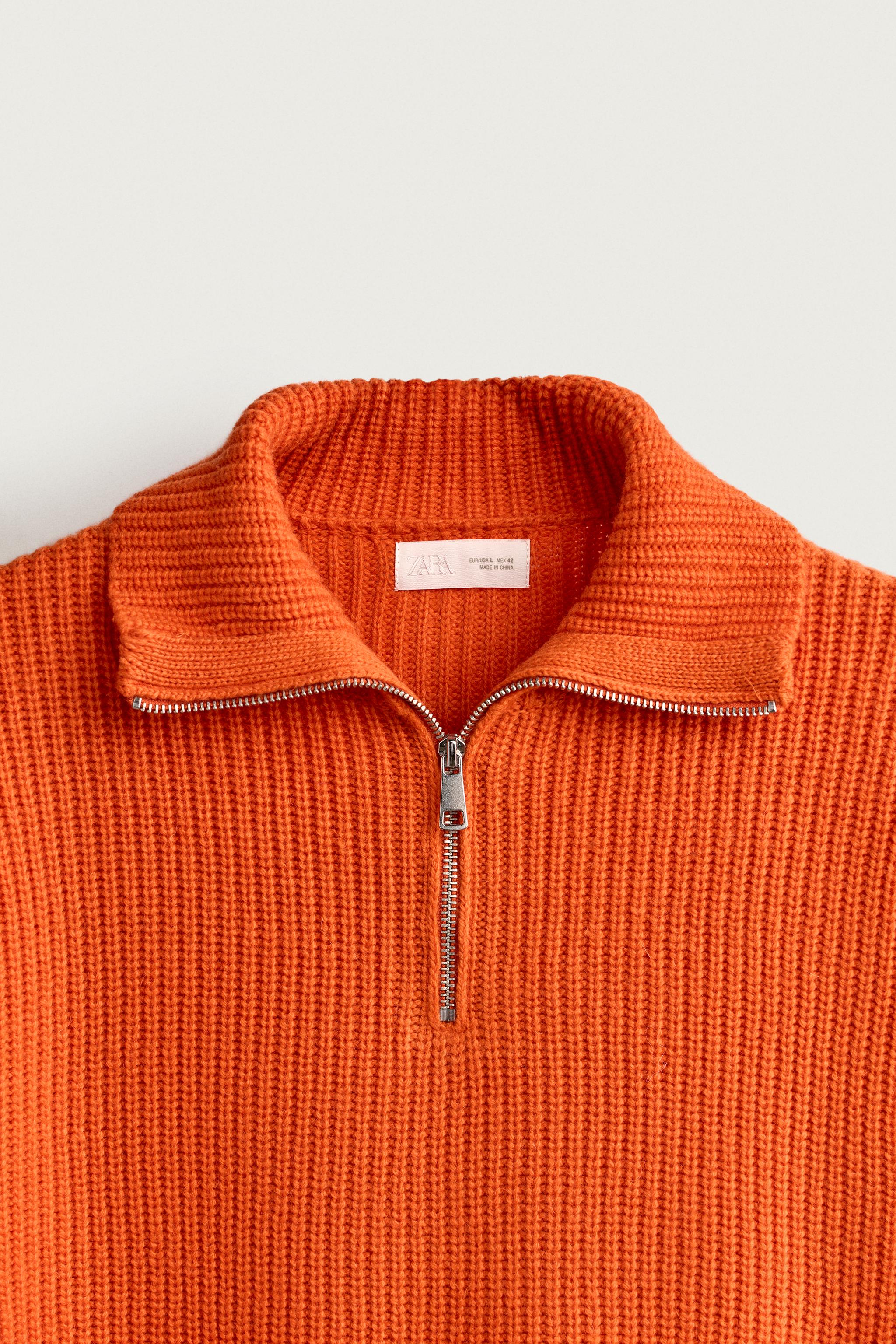 PULL COUPE DÉCONTRACTÉE COL ZIPPÉ