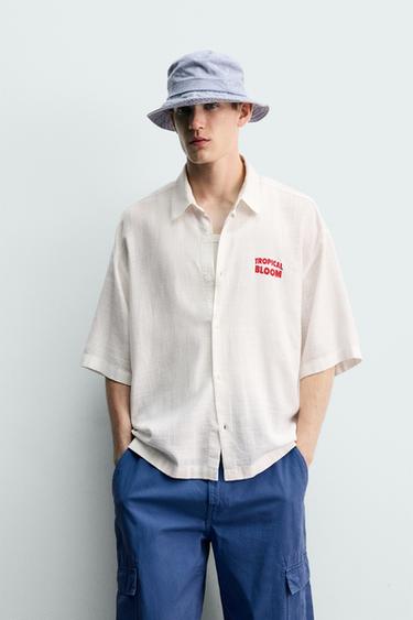 RELAXED FIT FRUIT PRINT SHIRT - White by Zara