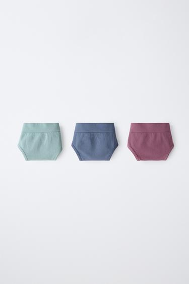 8-14 ANS / LOT DE TROIS CULOTTES SANS COUTURES - Multicolore de Zara
