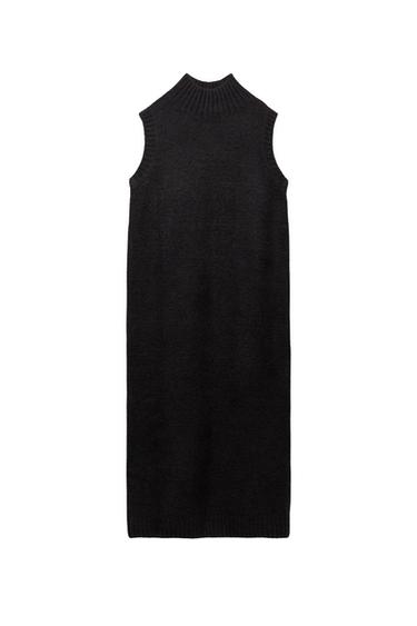 KNIT SLEEVELESS DRESS