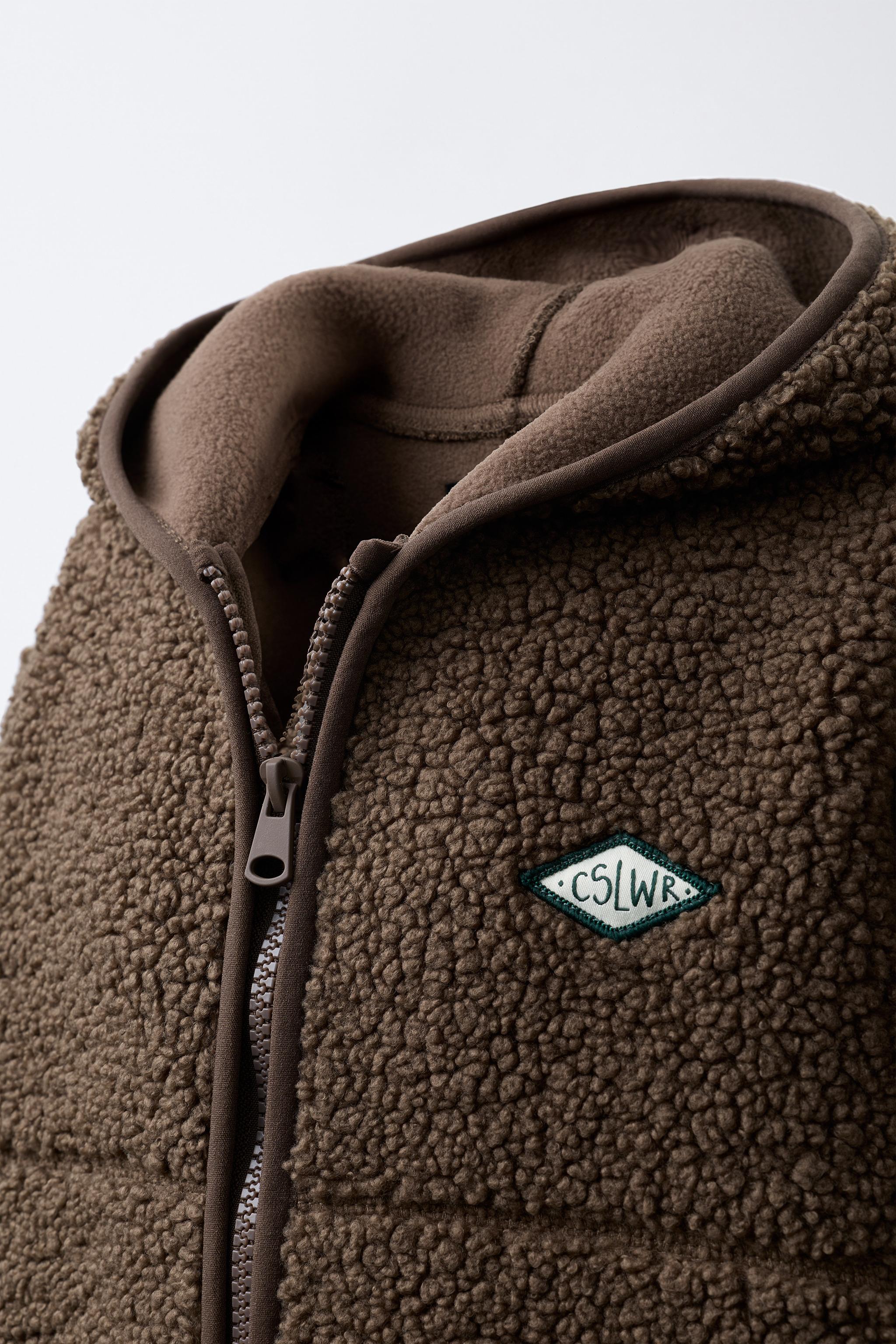 HOODED FLEECE JACKET