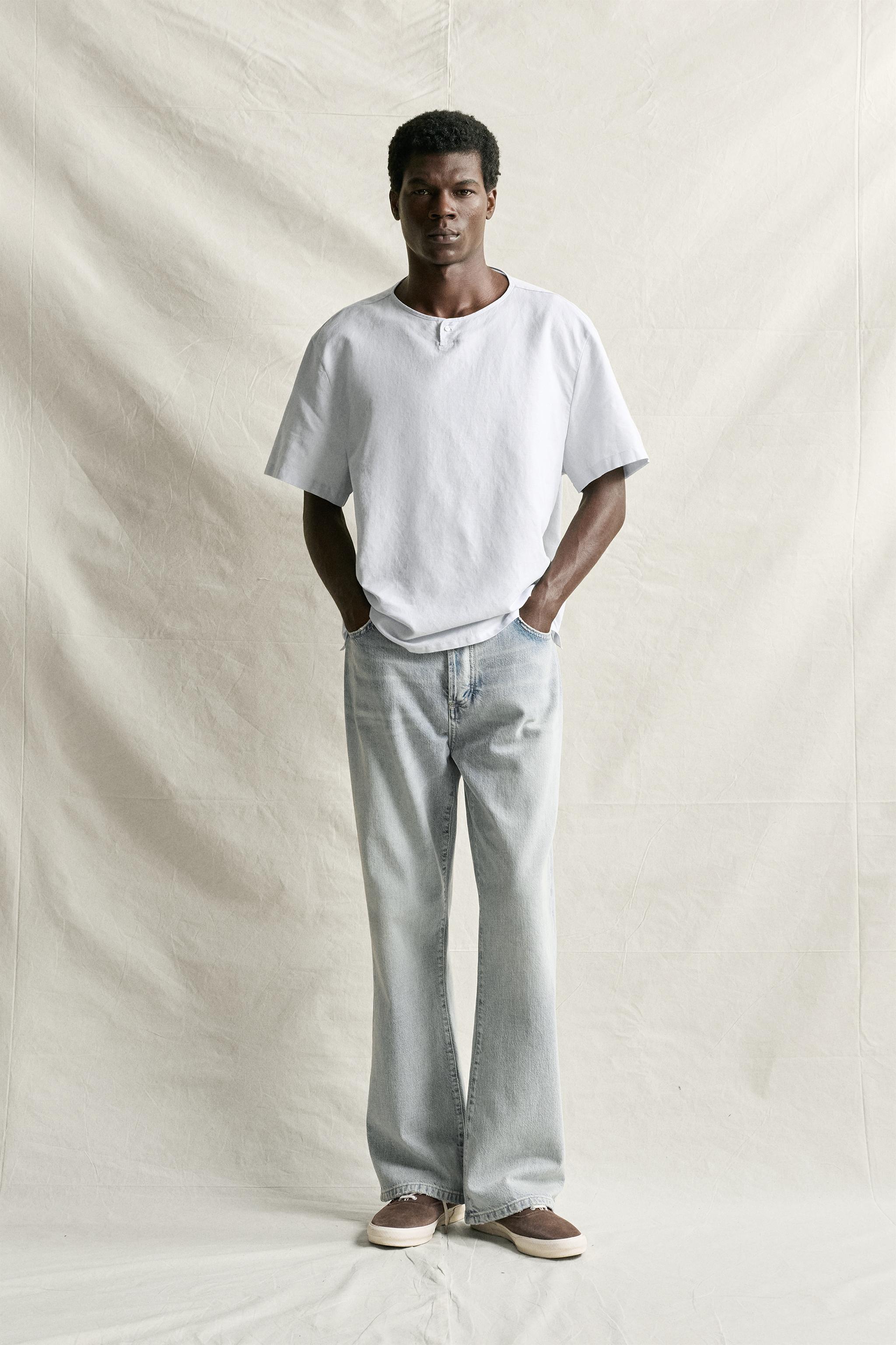 HEMP AND COTTON HENLEY SHIRT