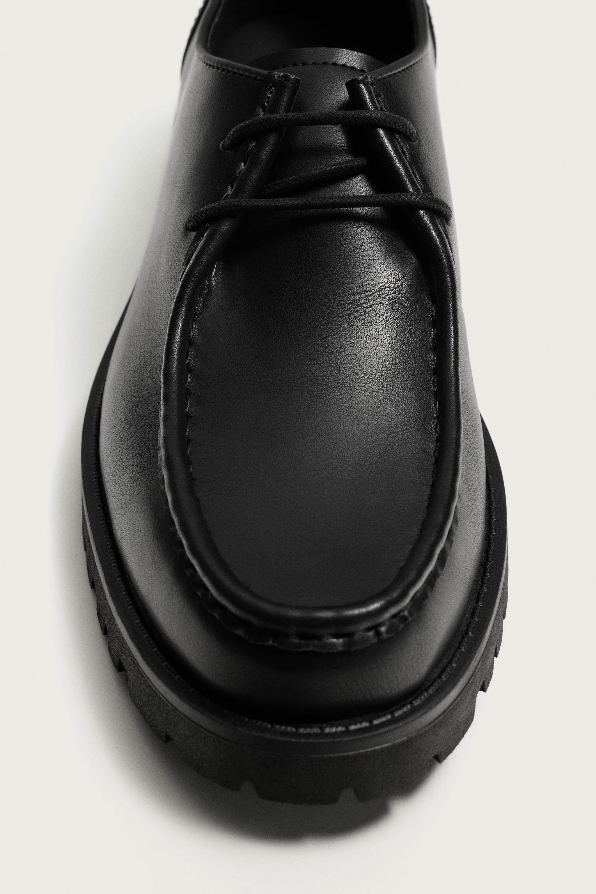 LUG SOLE PIPED SHOES