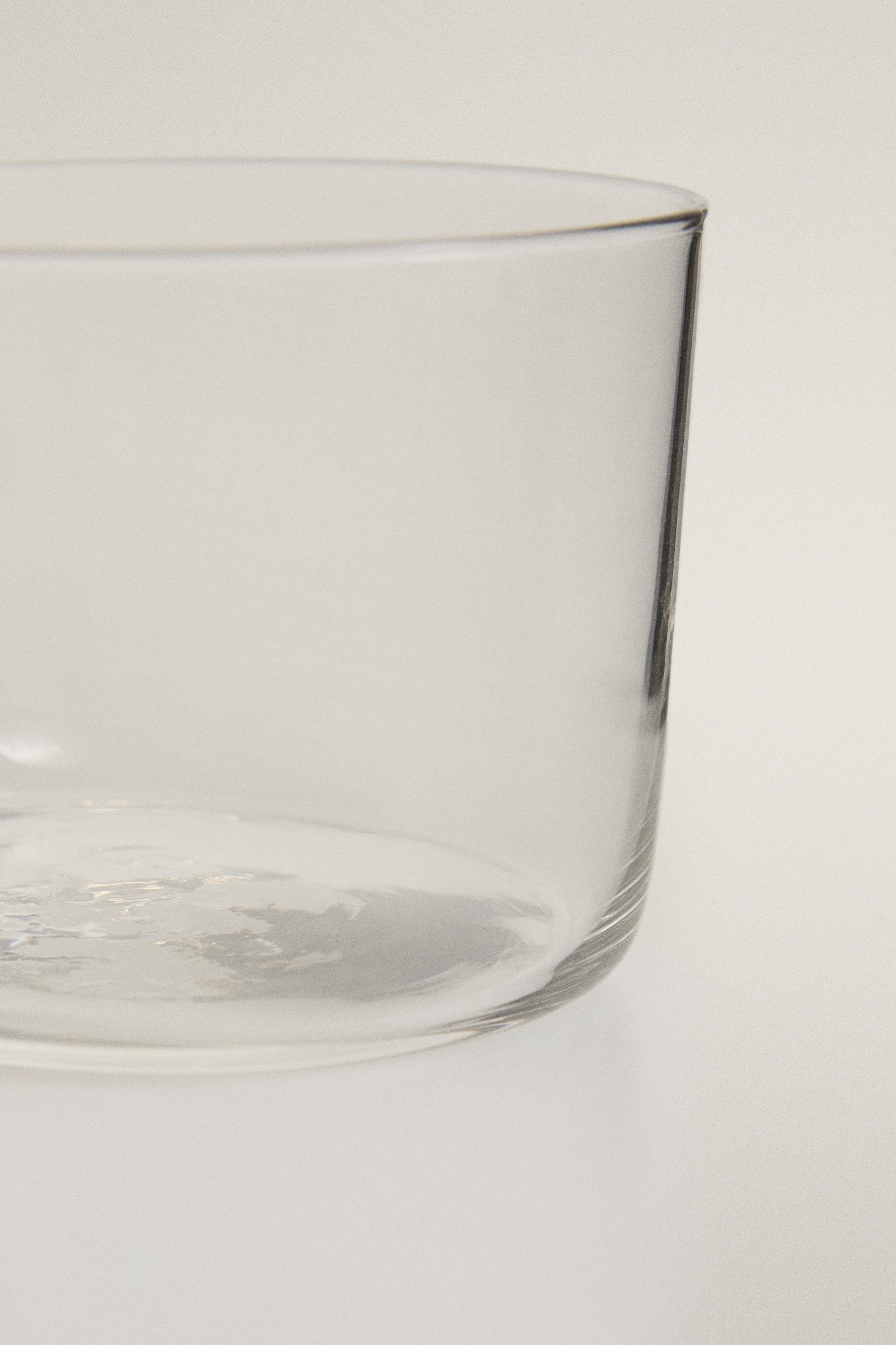 SET OF SHORT GLASS TUMBLERS (SET OF 4)
